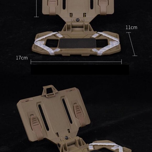 Navigation Board Chest Mount Foldable Tactical Vest Chest Rig Phone Holder1 Pack - Picture 7 of 10